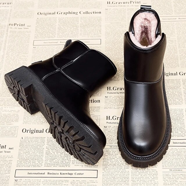 Tisha Bottines Femme – Bottines Hiver Confortables avec Doublure Douce & Semelle Antidérapante