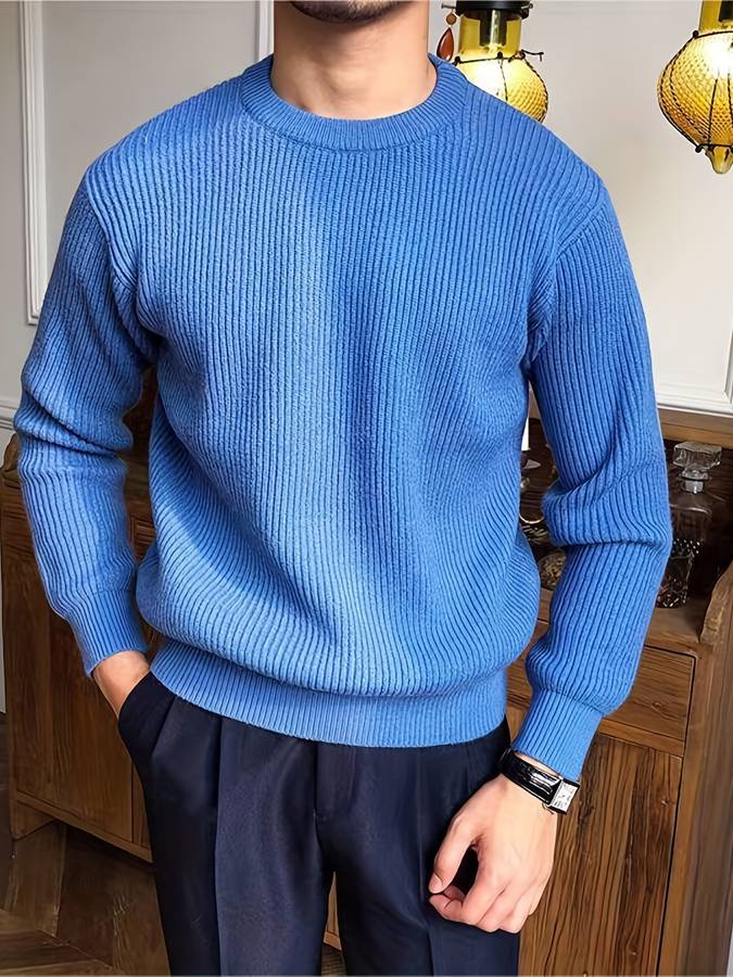 Ulmer Pull Homme – Pull Classique Léger & Confortable au Style Élégant pour Tous les Jours