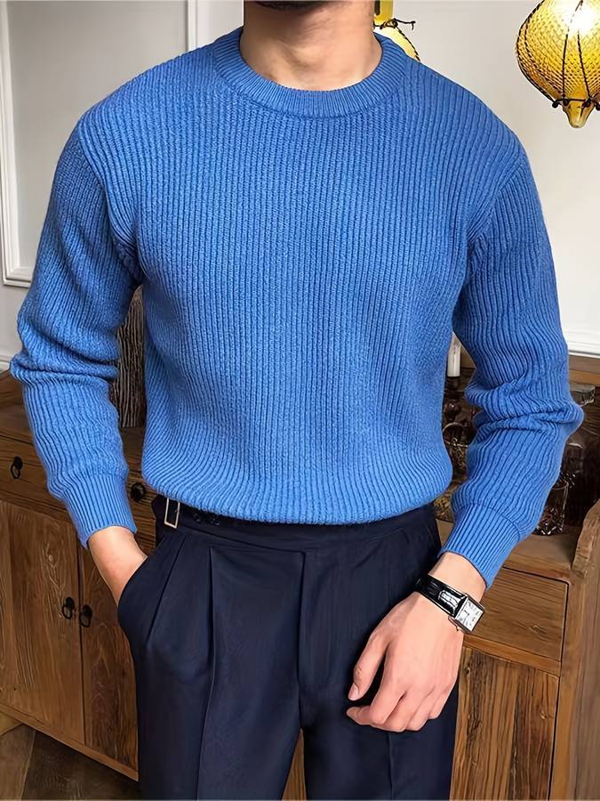 Ulmer Pull Homme – Pull Classique Léger & Confortable au Style Élégant pour Tous les Jours