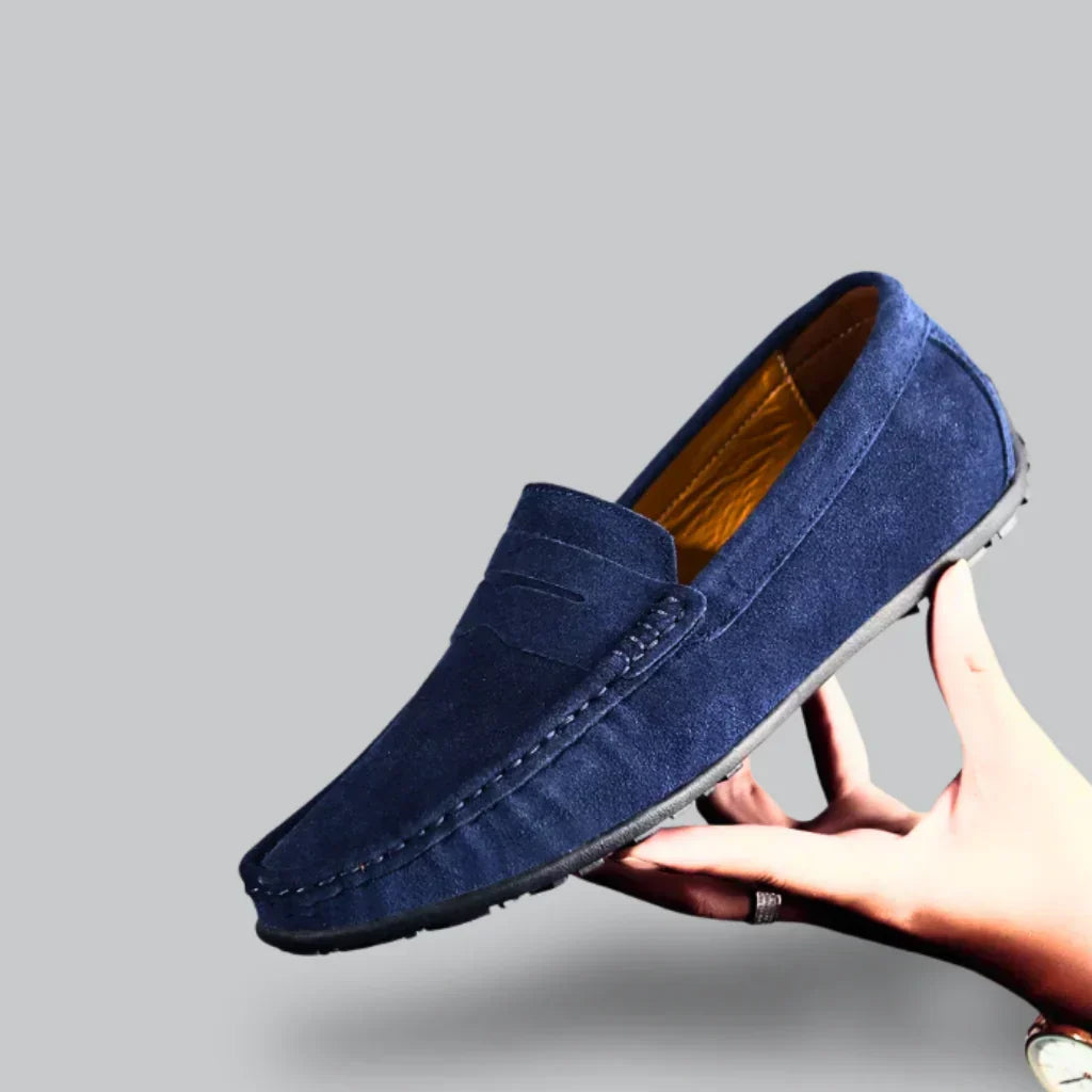 Nolan Mocassins Homme – Mocassins Décontractés en Daim Premium au Style Élégant & Confortable