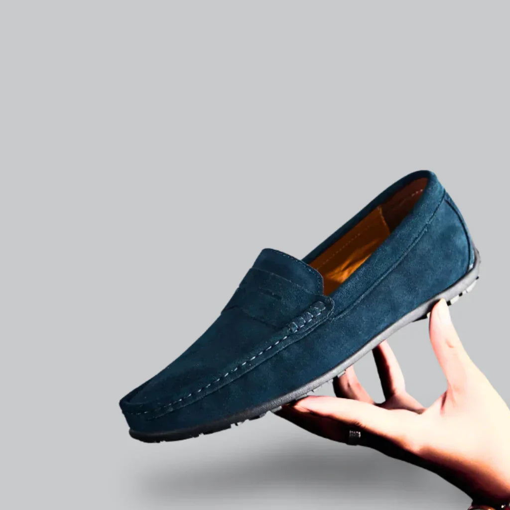 Nolan Mocassins Homme – Mocassins Décontractés en Daim Premium au Style Élégant & Confortable