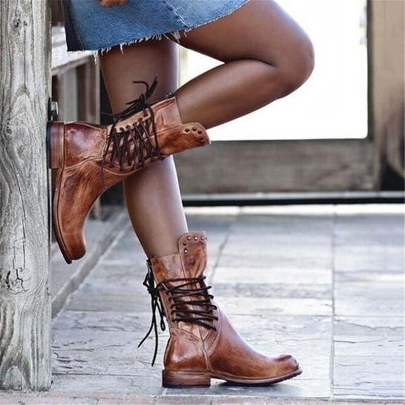 Daphne Bottes en Cuir – Modèle Intemporel avec Confort Durable & Élégance Polyvalente