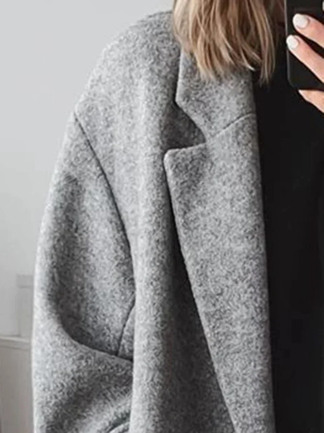 Cappotto da donna Celia – Lungo in misto lana, vestibilità oversize elegante e moderna