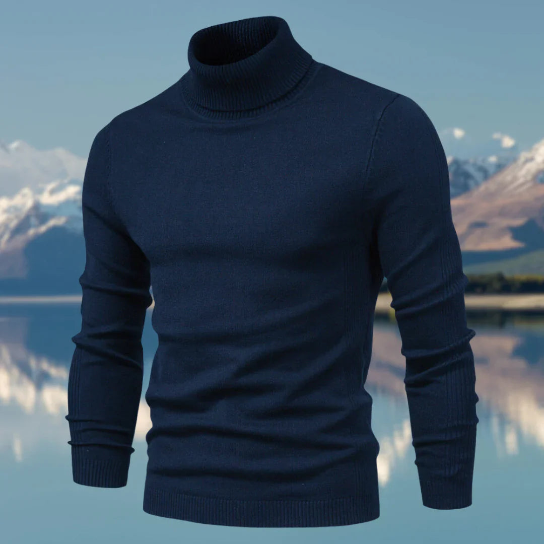 Vince Pull Col Roulé Homme – Classique en Maille Douce, Ajusté & Élégant pour l’Hiver