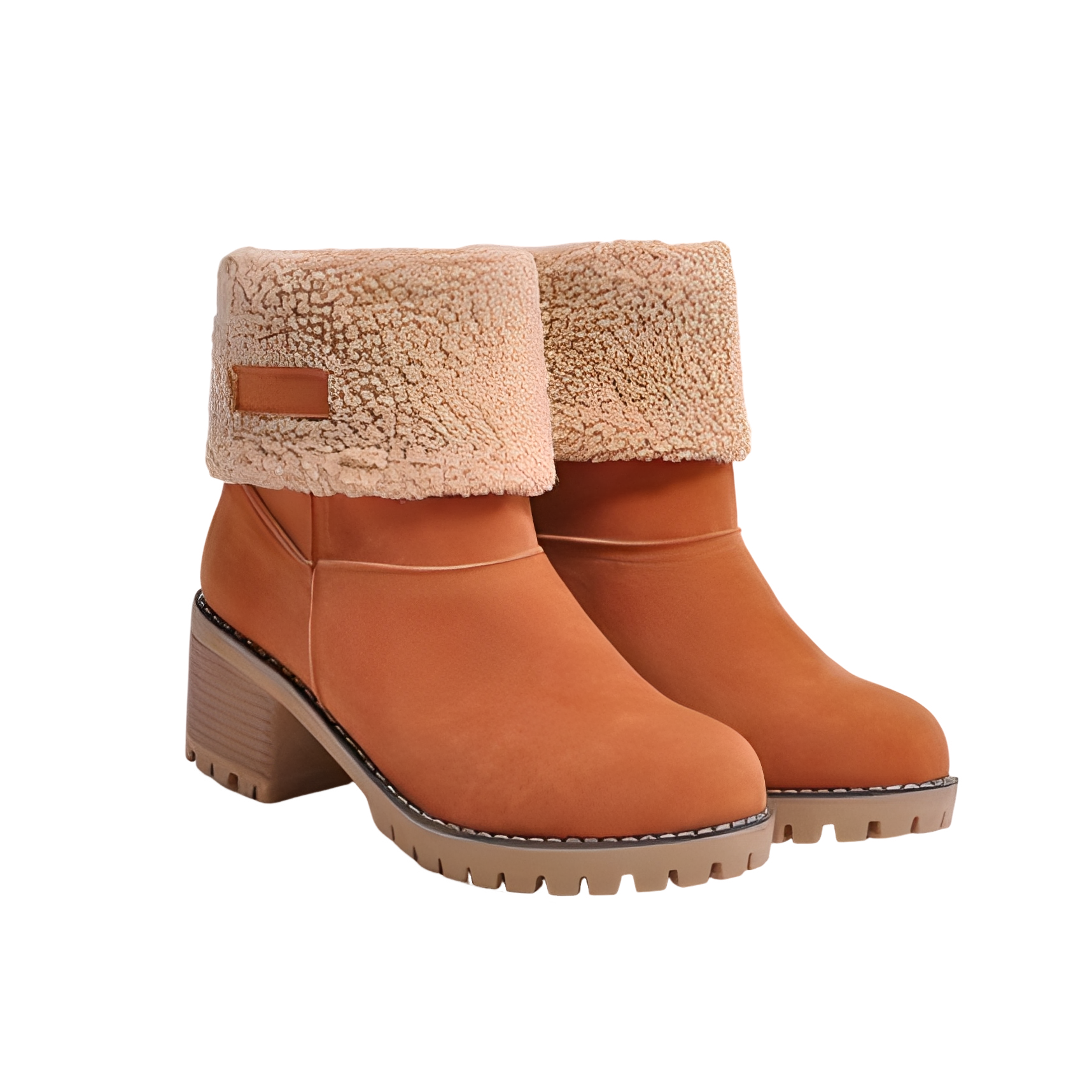 Joella Bottes d’Hiver en Daim pour Femme – Chaussures Élégantes et Chaudes avec Semelle Antidérapante pour Temps Froid