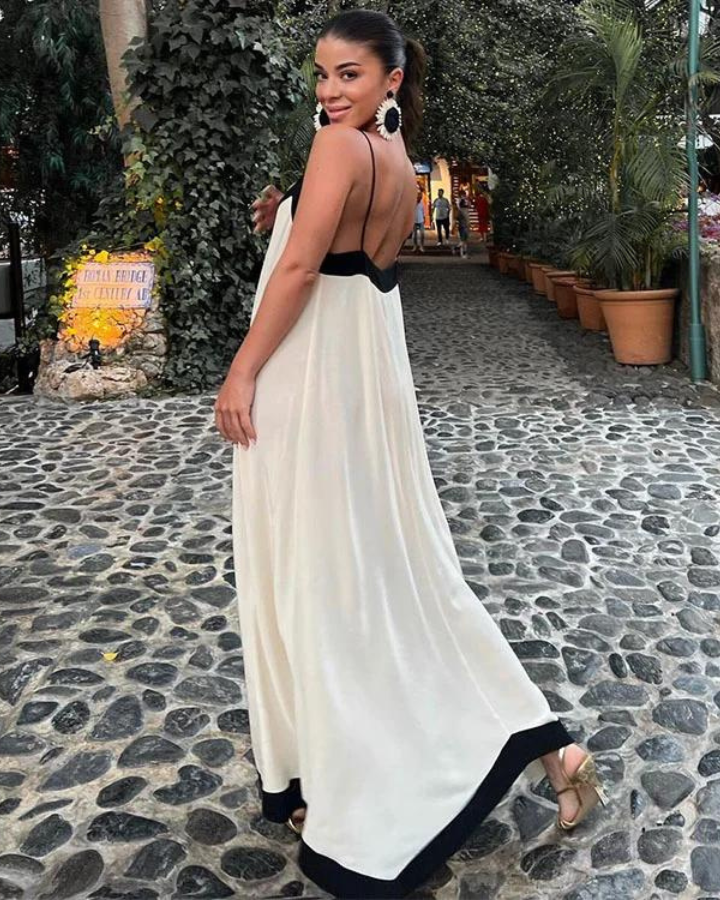 Abito da donna Mery – Elegante abito midi in tessuto traspirante con vestibilità lusinghiera e senza tempo