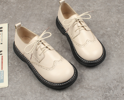 Liza Chaussures Femme – Oxford Style Richelieu Élégantes avec Détails Brogue & Confort