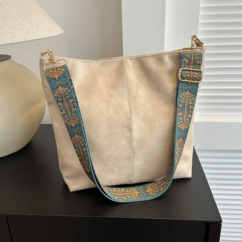 Borsa a tracolla da donna Wanda - Elegante borsa in PU con cerniera e dimensioni compatte per l'uso quotidiano