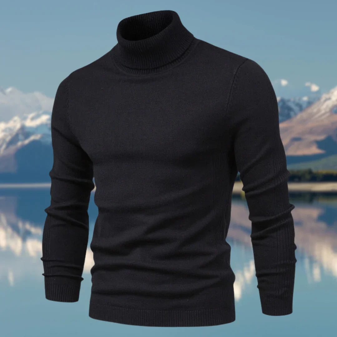 Vince Pull Col Roulé Homme – Classique en Maille Douce, Ajusté & Élégant pour l’Hiver