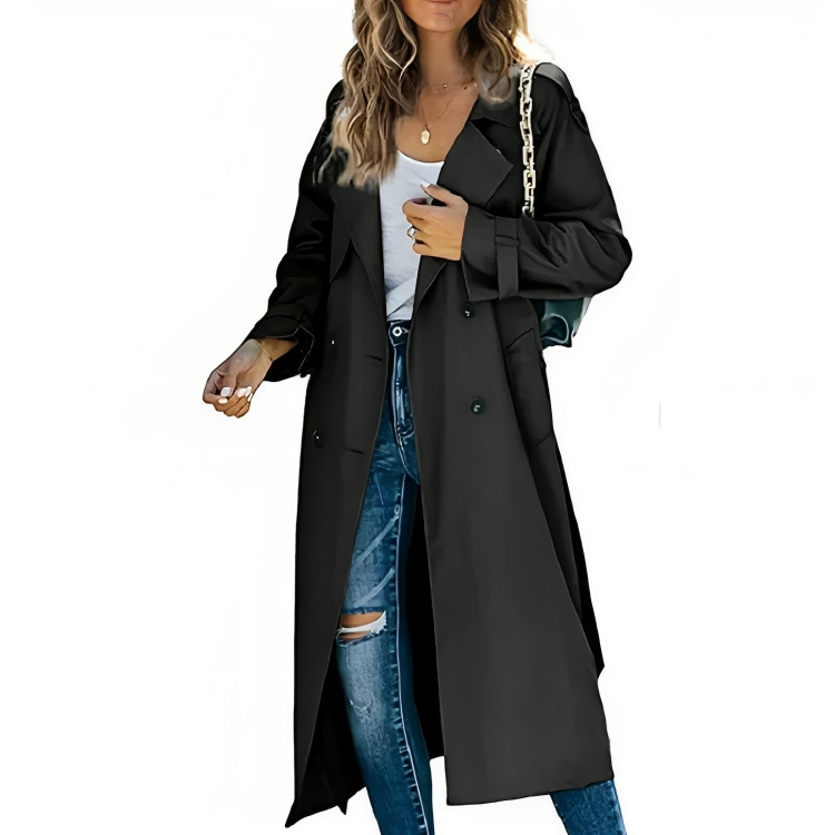 Krish Trenchcoat Femme – Manteau Coupe-Vent Léger pour Printemps & Automne