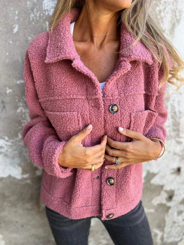 Amayah Veste Teddy – Effet Polaire, Confort et Style pour un Look Tendance