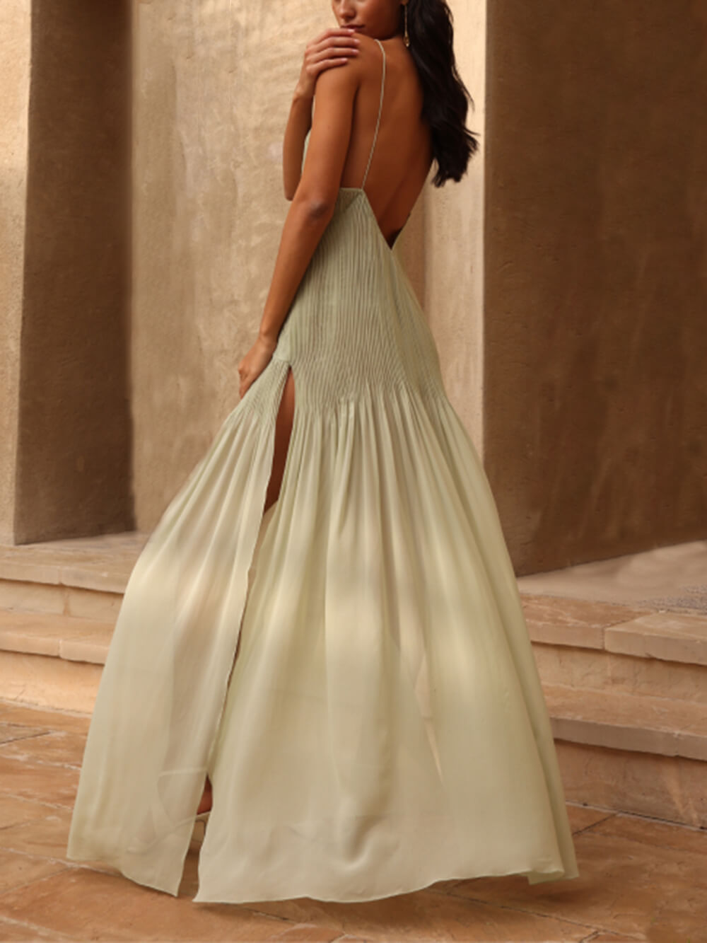 Abito lungo da donna Kaia - Abito estivo leggero con vestibilità elegante e design fluido e chic