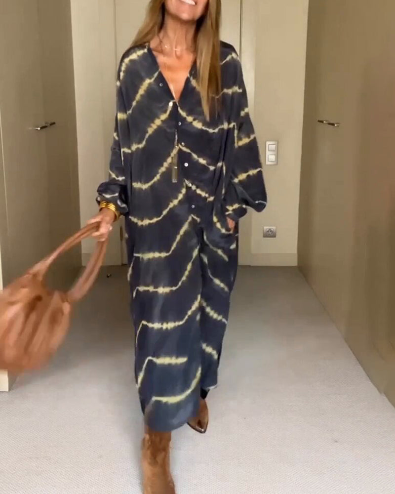 Manon Robe Femme – Tissu Léger & Respirant, Coupe Ample & Col V Flatteur