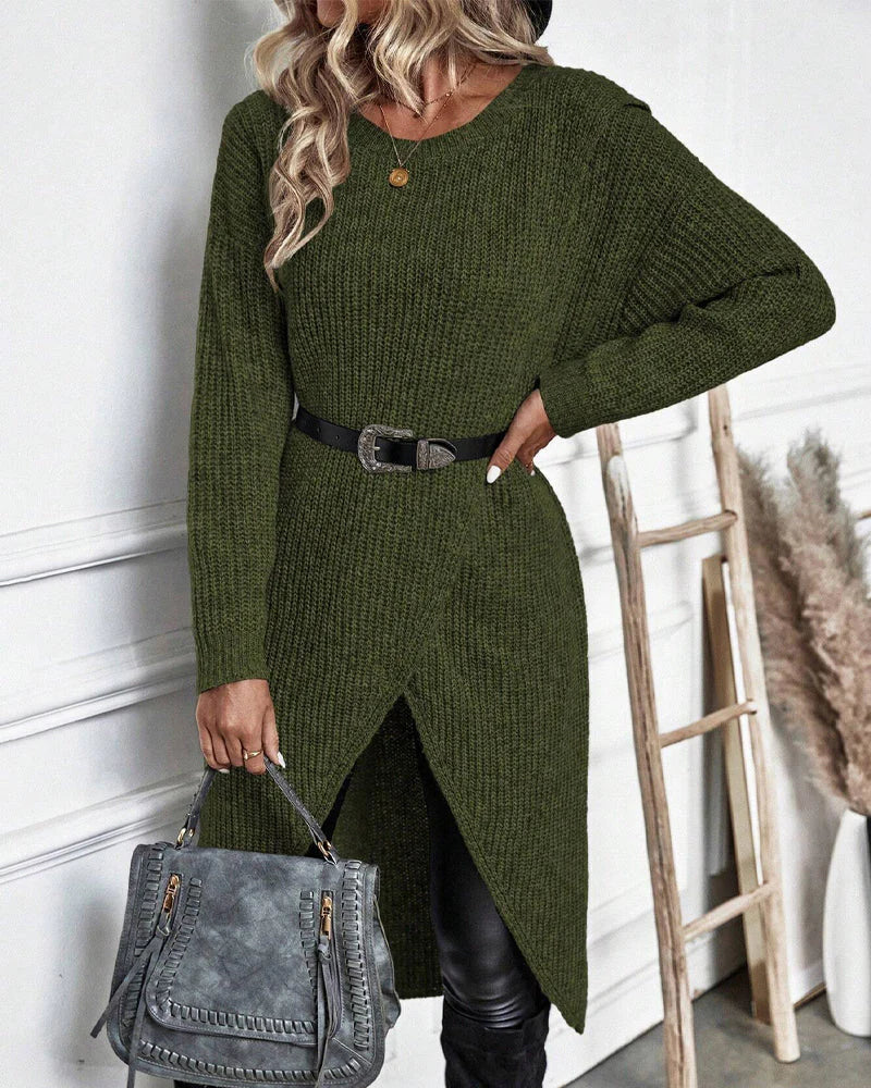 Maglione da donna Sylvia: lungo, elegante e comodo per un look chic quotidiano
