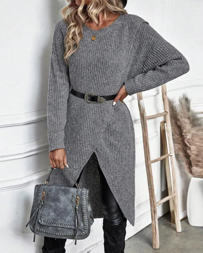 Maglione da donna Sylvia: lungo, elegante e comodo per un look chic quotidiano