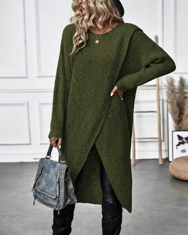 Maglione da donna Sylvia: lungo, elegante e comodo per un look chic quotidiano