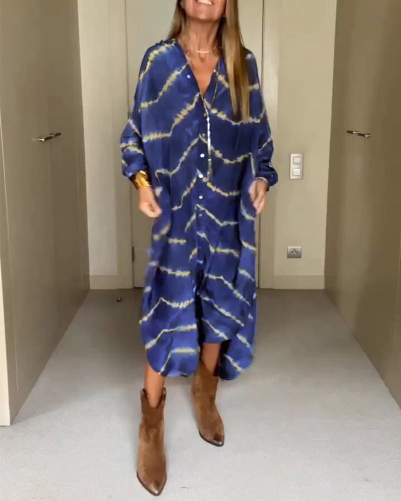 Manon Robe Femme – Tissu Léger & Respirant, Coupe Ample & Col V Flatteur