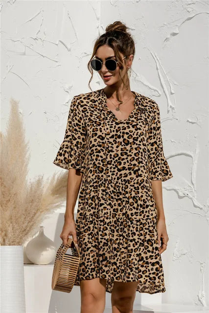 Aitana Robe Courte Femme Été – Mini-Robe avec Taille Basse et Coupe Légère pour l’Été