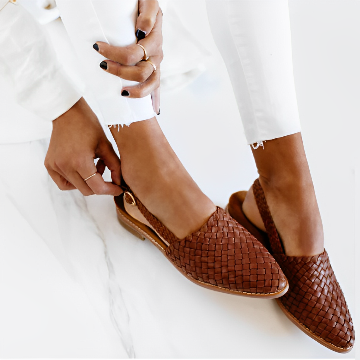 Amélie Chaussures en Cuir de Luxe Femme – Confortables, Élégantes et au Design Intemporel