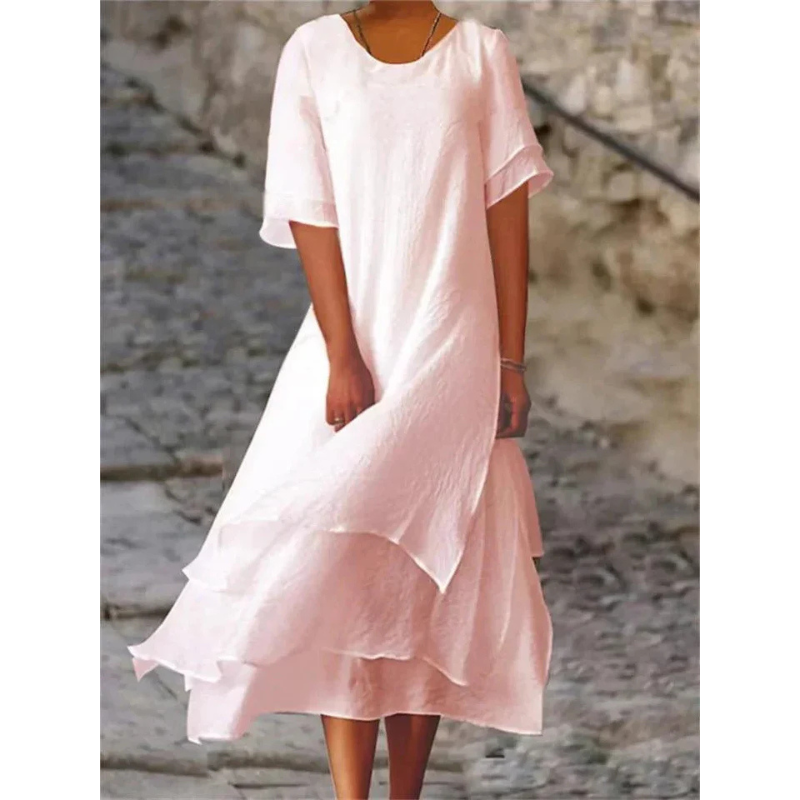 Journee Robe Élégante Femme – Silhouette Fluide & Confort Chic pour Toutes Occasions