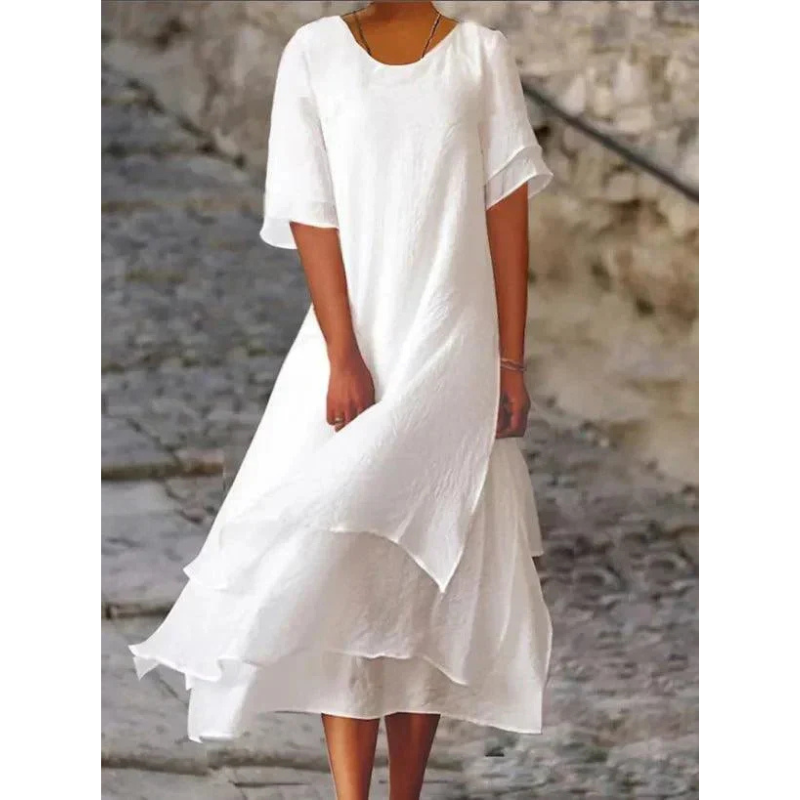 Journee Robe Élégante Femme – Silhouette Fluide & Confort Chic pour Toutes Occasions