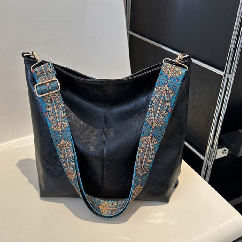 Borsa a tracolla da donna Wanda - Elegante borsa in PU con cerniera e dimensioni compatte per l'uso quotidiano