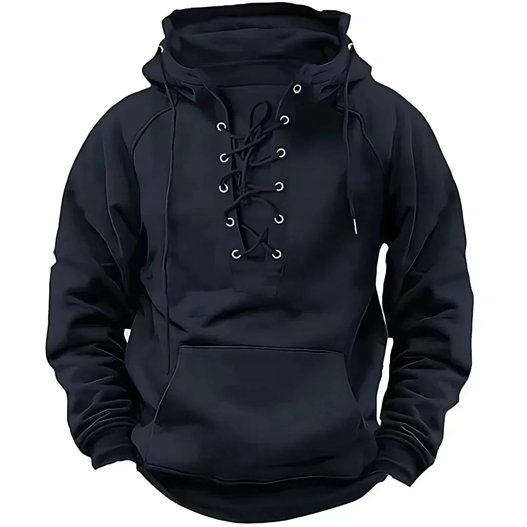 Tryphon Hoodie Homme – Sweat à Lacets Style Rétro Moderne & Confortable au Quotidien