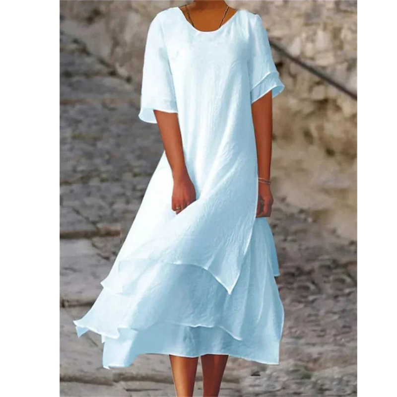 Journee Robe Élégante Femme – Silhouette Fluide & Confort Chic pour Toutes Occasions