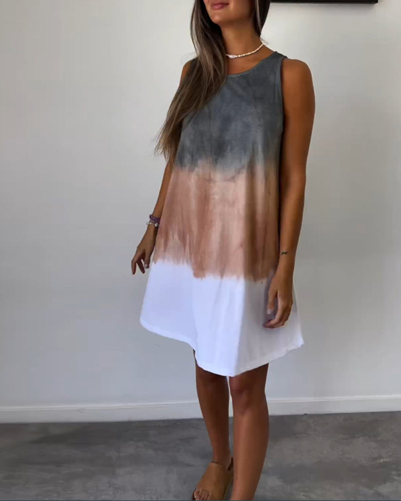 Abito estivo da donna Odette - Abito casual senza maniche con vestibilità leggera per rilassanti giornate estive