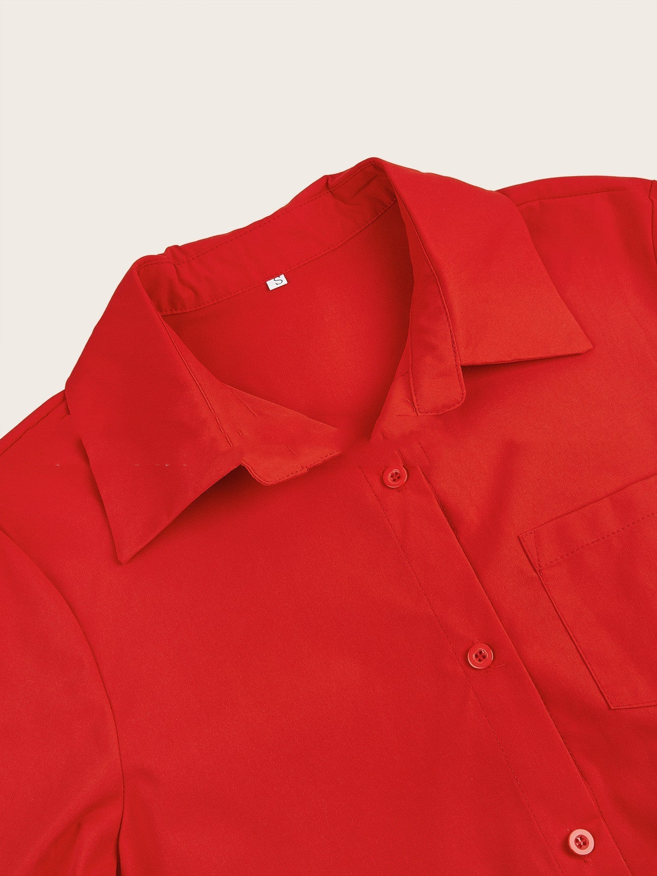 Abito camicia da donna Brynlee - Elegante abito a trapezio con maniche lunghe per ufficio e tempo libero