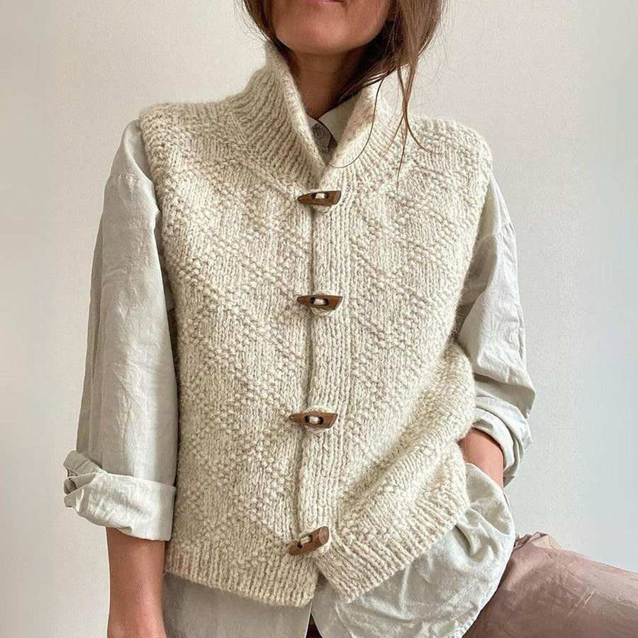 Emma Gilet Femme Boutonné – Cardigan Élégant en Coton Doux au Style Chic Moderne