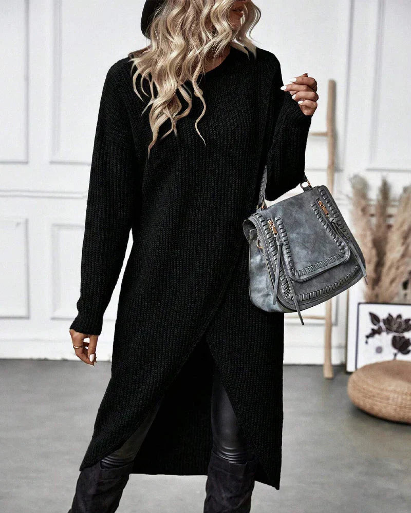 Maglione da donna Sylvia: lungo, elegante e comodo per un look chic quotidiano