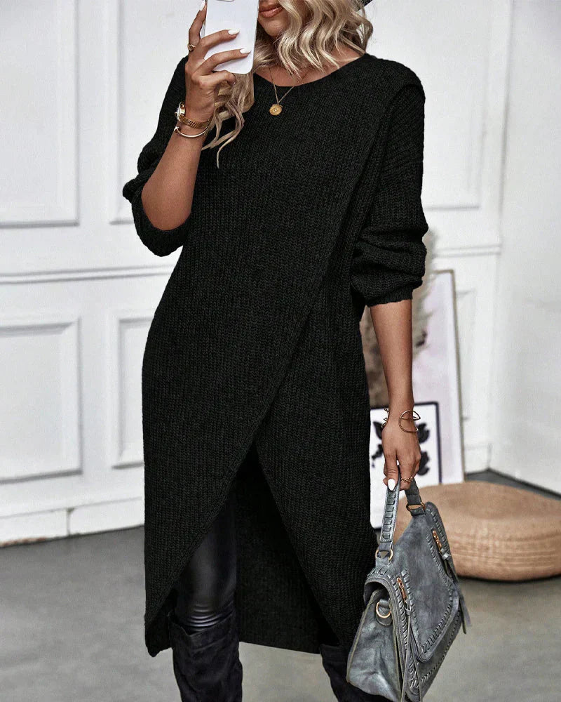 Maglione da donna Sylvia: lungo, elegante e comodo per un look chic quotidiano
