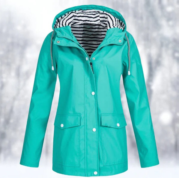 Rivka Veste Imperméable Jaune – Protection Pluie & Style Moderne pour Femme