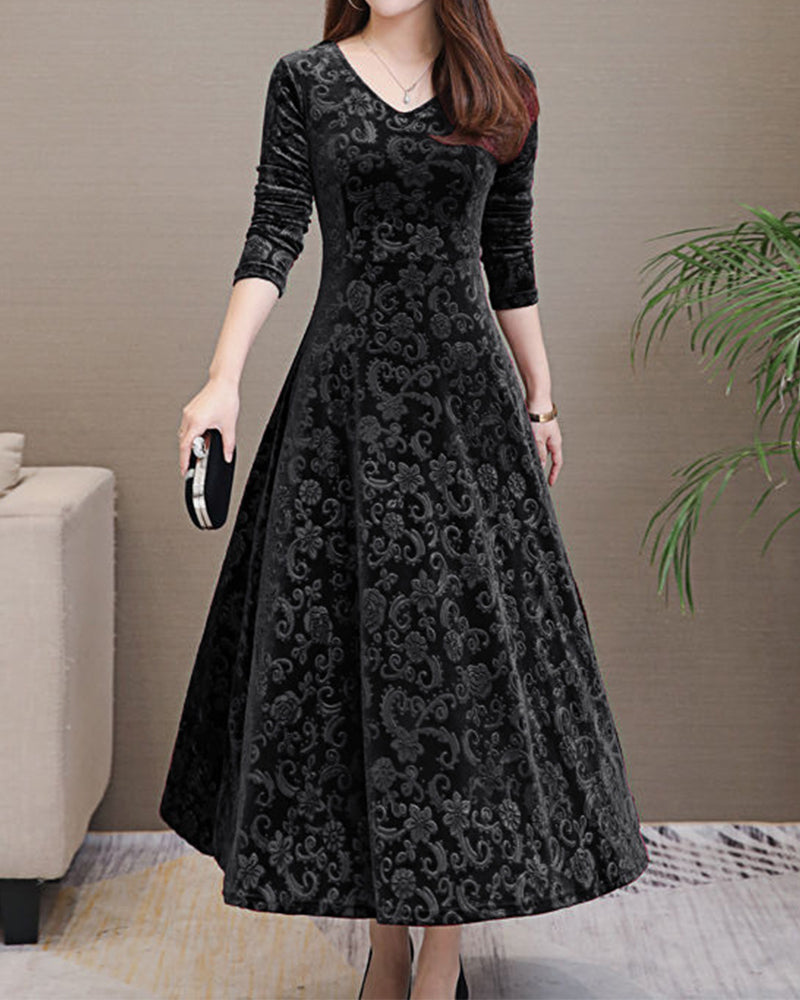 Margaret Robe Femme – Élégante Robe Trapèze à Coupe Féminine pour Occasions Festives