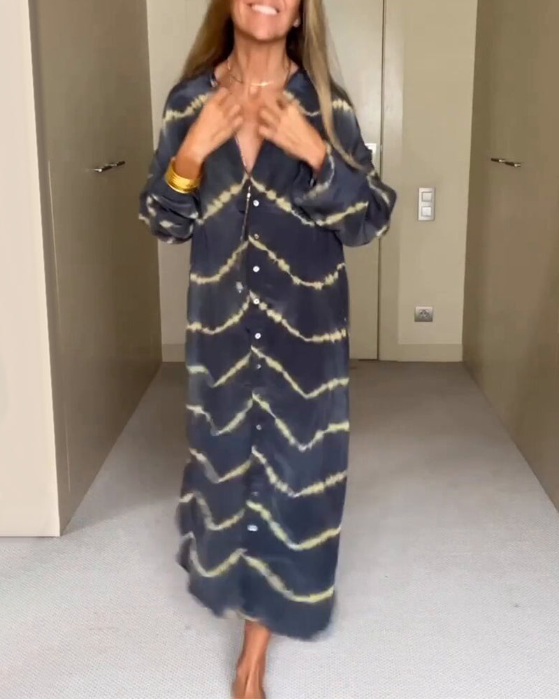 Manon Robe Femme – Tissu Léger & Respirant, Coupe Ample & Col V Flatteur