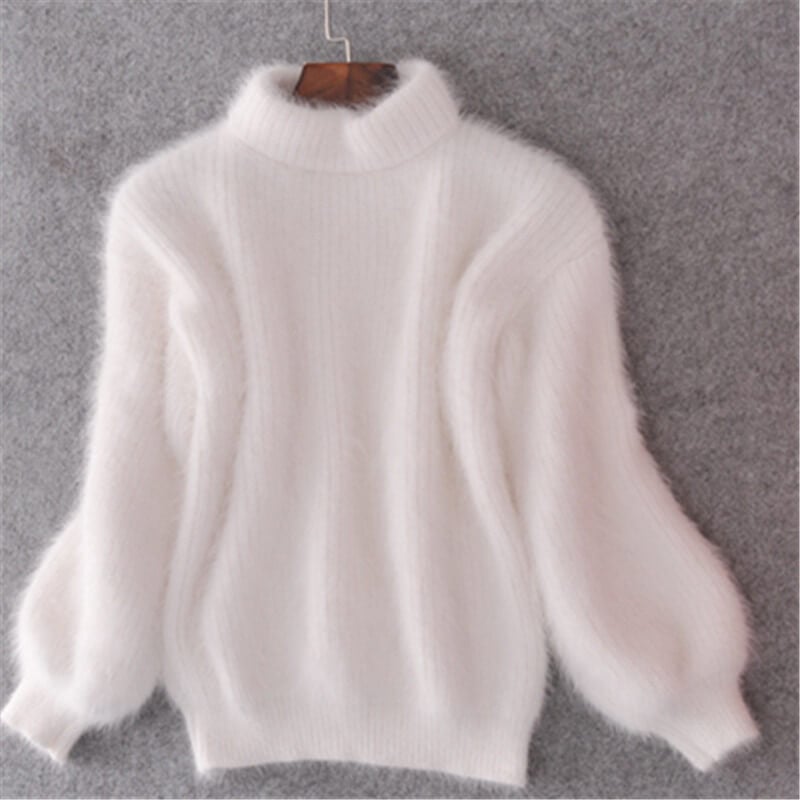 Maglione da donna Emilie - Maglione in lana lavorato a maglia largo, comodo ed elegante, dallo stile moderno