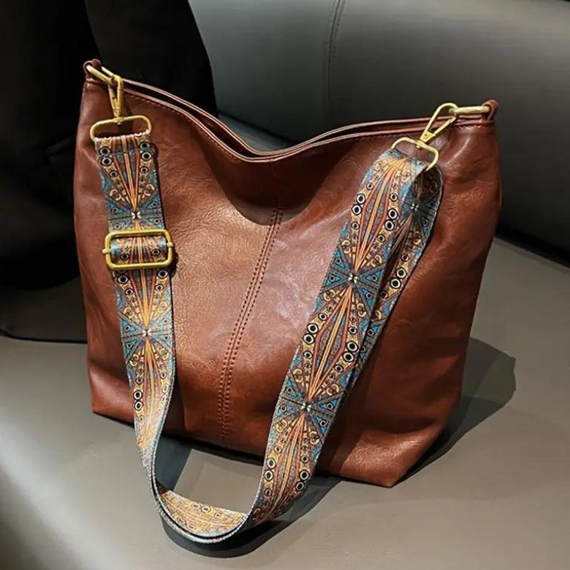 Borsa a tracolla da donna Wanda - Elegante borsa in PU con cerniera e dimensioni compatte per l'uso quotidiano