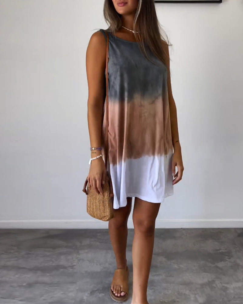 Abito estivo da donna Odette - Abito casual senza maniche con vestibilità leggera per rilassanti giornate estive