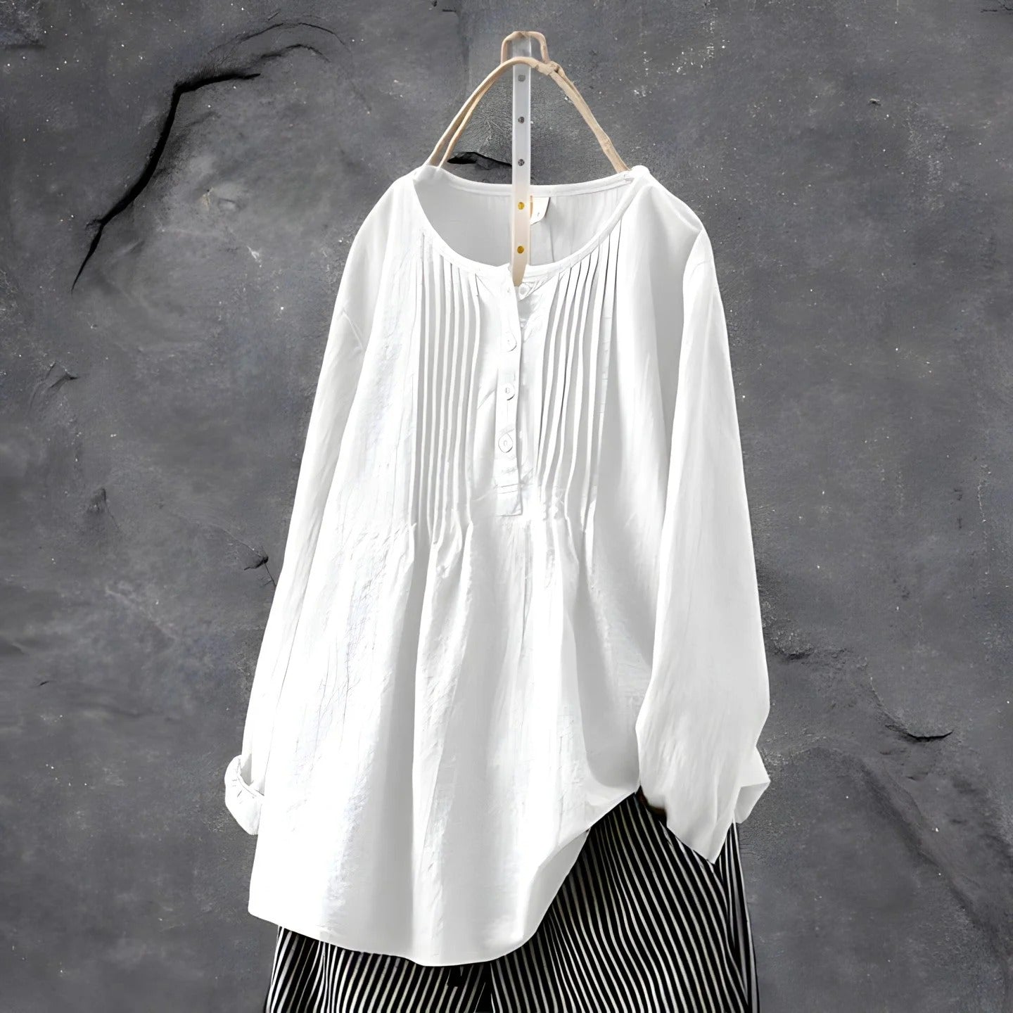 Blusa oversize da donna Vanessa - Top ampio ed elegante in tessuto di alta qualità per tutte le occasioni