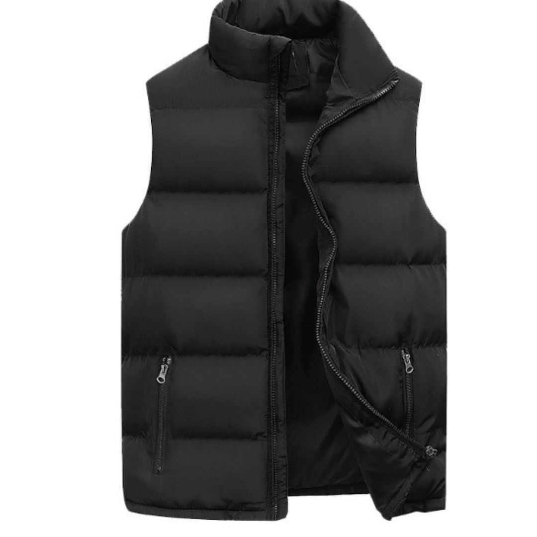 Orion Gilet Homme – Doudoune Sans Manches Imperméable & Légère avec Col Haut Zippé