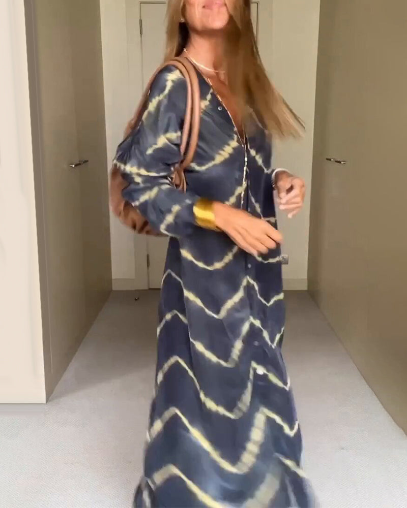 Manon Robe Femme – Tissu Léger & Respirant, Coupe Ample & Col V Flatteur