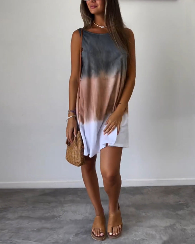 Abito estivo da donna Odette - Abito casual senza maniche con vestibilità leggera per rilassanti giornate estive