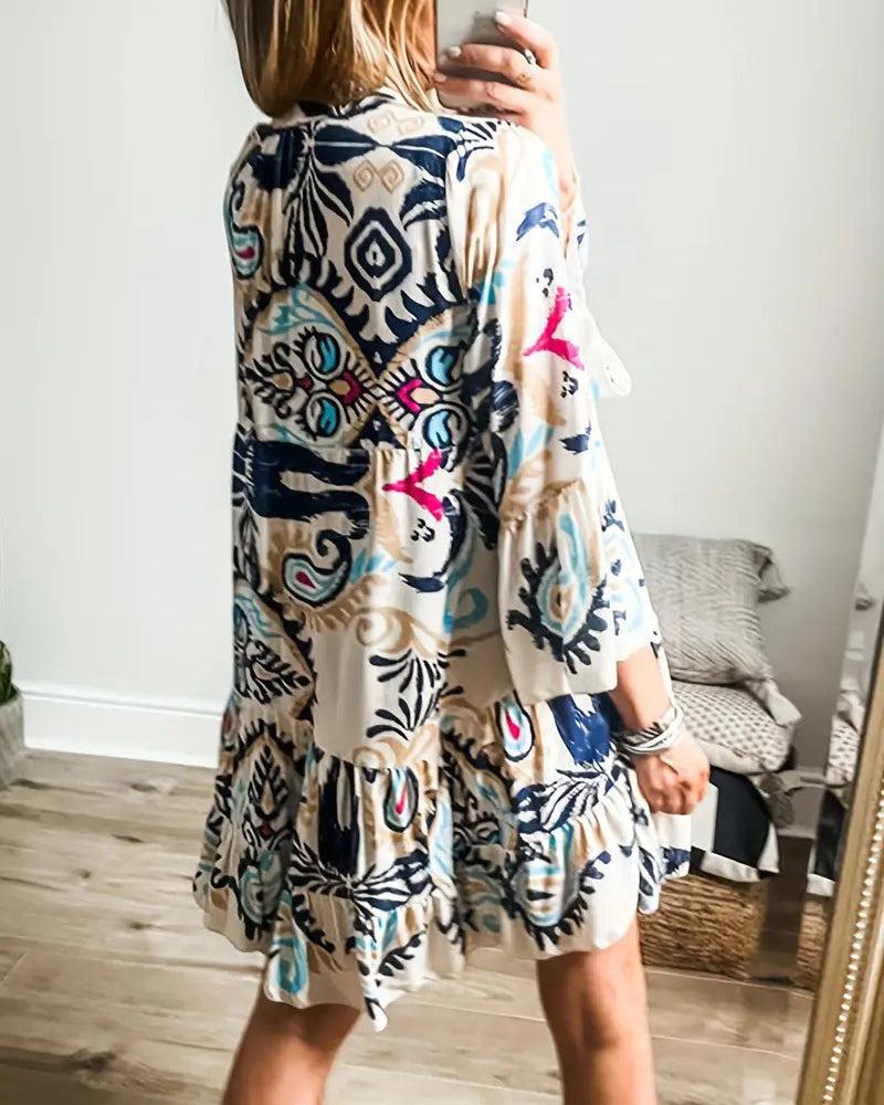 Abito corto da donna Leigh - Mini abito femminile e leggero per un'estate chic e uno stile casual