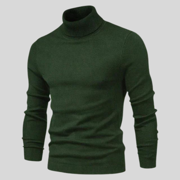 Maglione da uomo Jerold: maglione con collo alto, elegante e comodo, dallo stile versatile