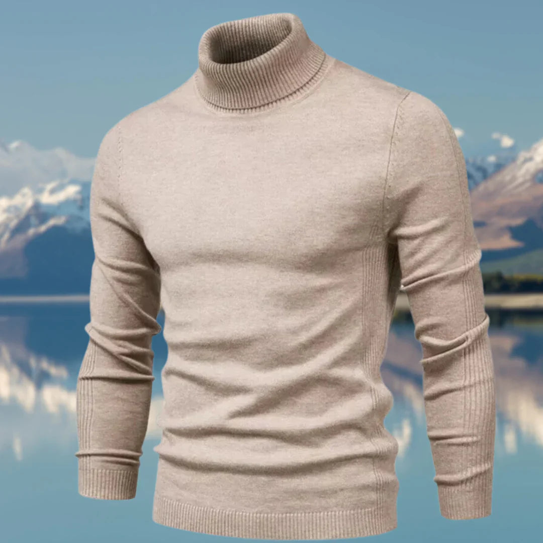 Vince Pull Col Roulé Homme – Classique en Maille Douce, Ajusté & Élégant pour l’Hiver