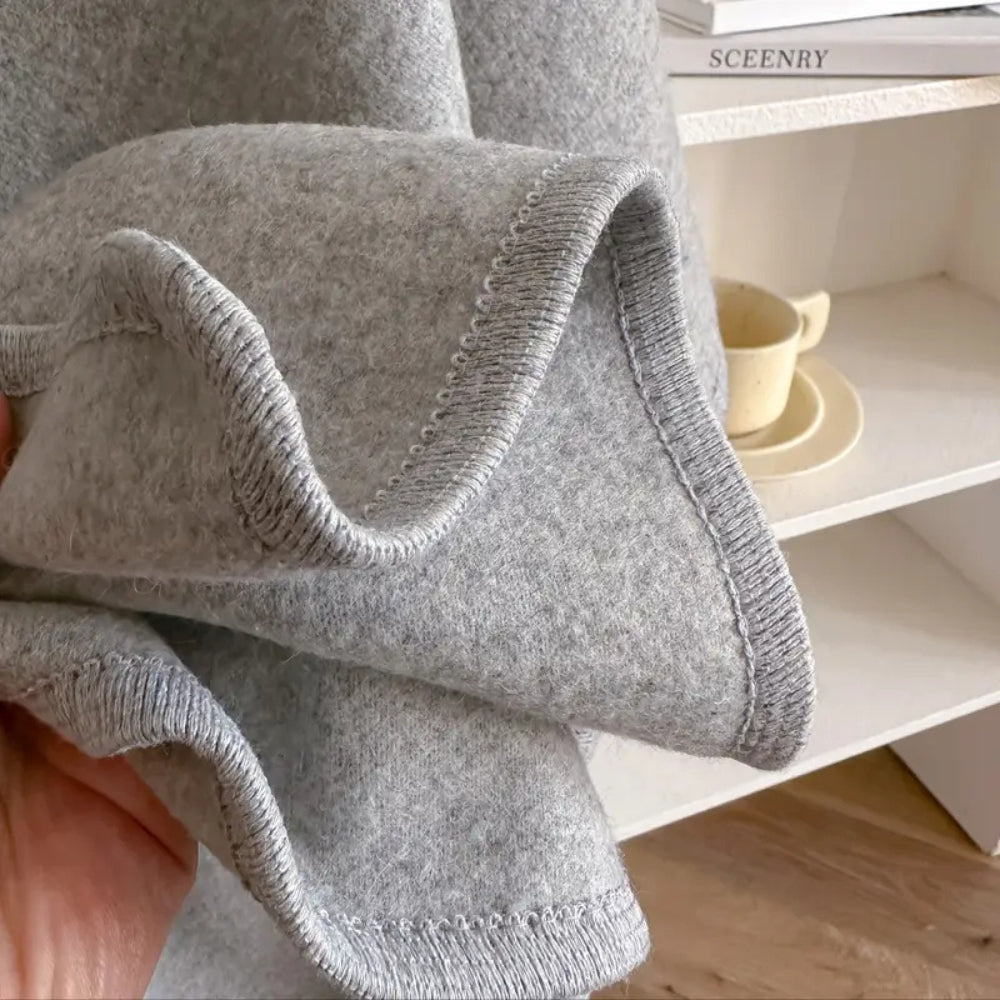 Vivian Cape Coat Woman – Elegant Winter Poncho Windbreaker in Soft & Warm Microfibers