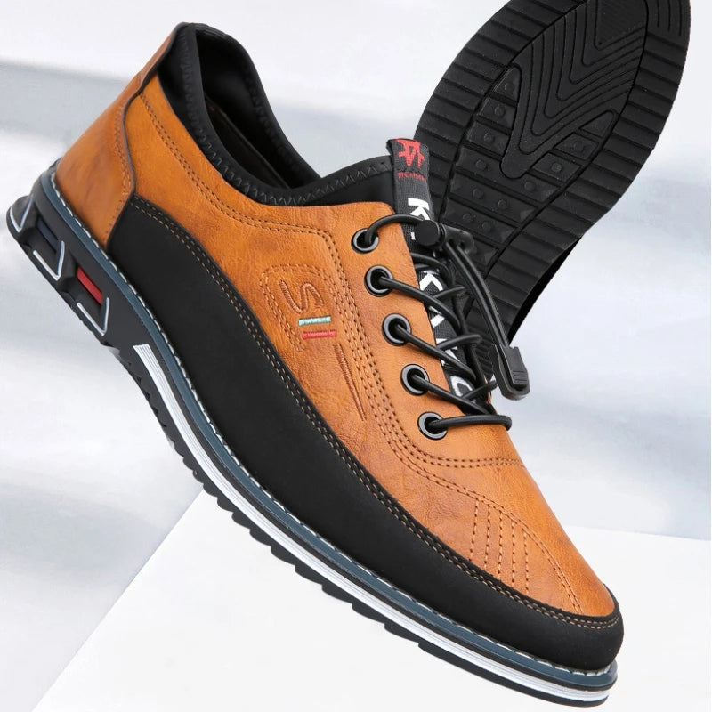 Herman Chaussures Oxford Homme – Élégantes Richelieus en Cuir avec Matière Respirante & Coupe Confortable