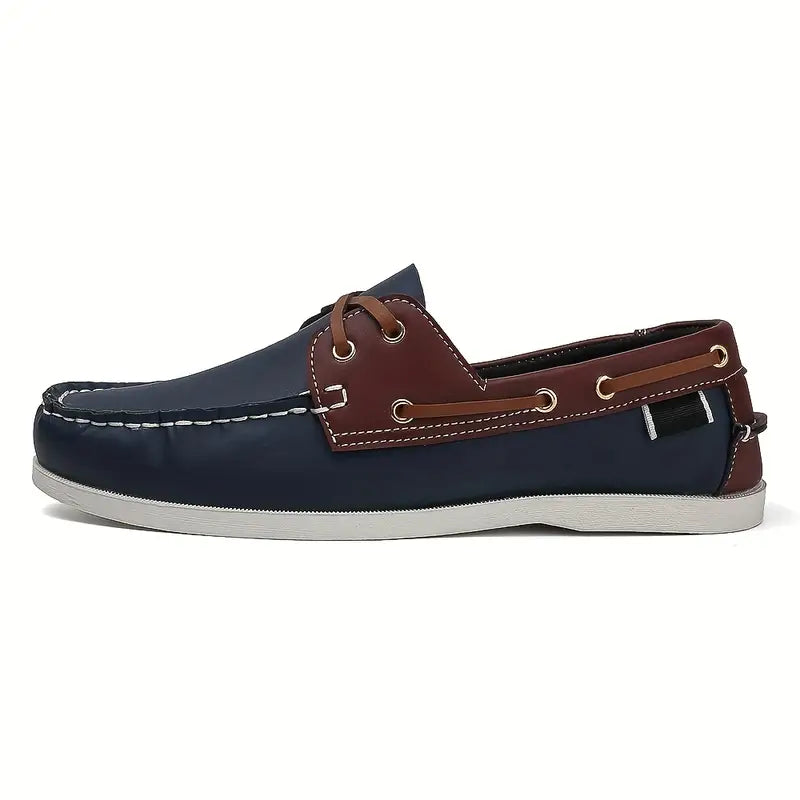 Lucas Chaussures Bateau Homme – Mocassins Rétro Confortables & Élégants en Cuir