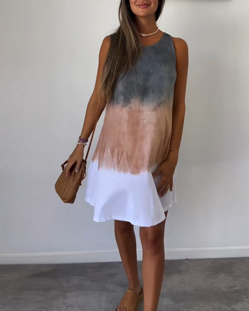 Abito estivo da donna Odette - Abito casual senza maniche con vestibilità leggera per rilassanti giornate estive